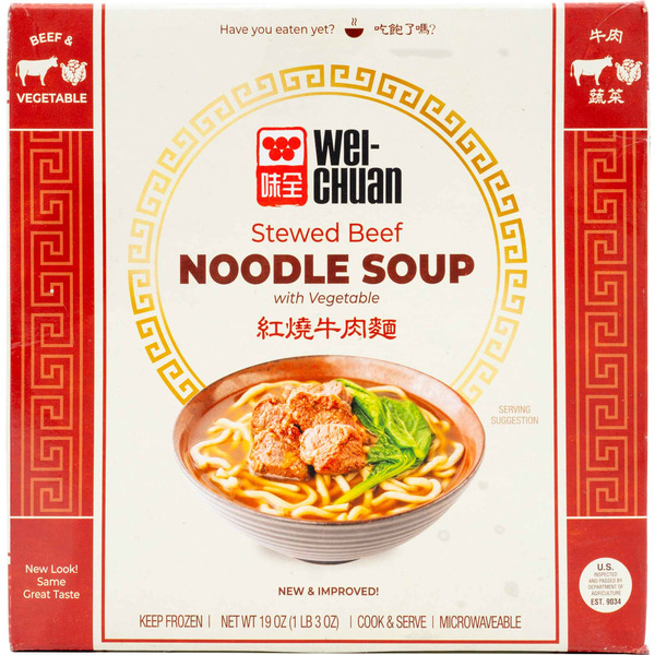 Wei-Chuan Stewed Beef Noodle Soup With Vegetables