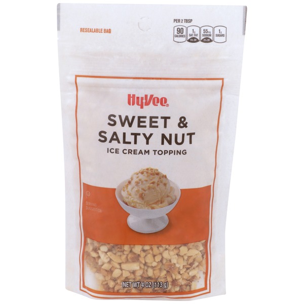 Hyvee Sweet & Salty Nut Ice Cream Topping (4 oz) Instacart