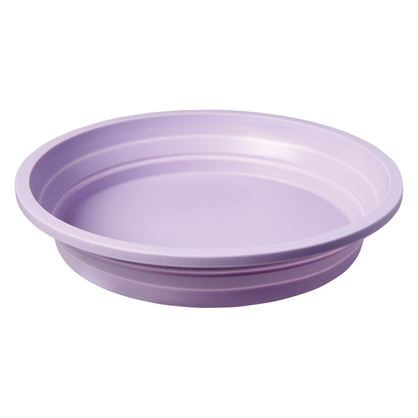 ALDI Crofton Circle Pie Mold Reinforced Silicone Bakeware Purple Same