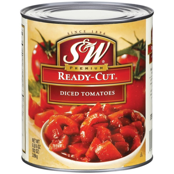 S&W Diced PetiteCut Club Pack Tomatoes (102 oz) from Costco Instacart