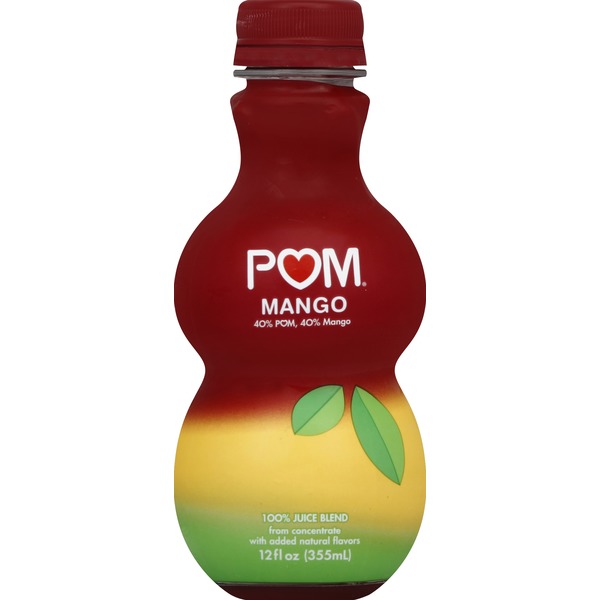 POM Wonderful 100 Juice Blend, Mango (12 fl oz) Instacart