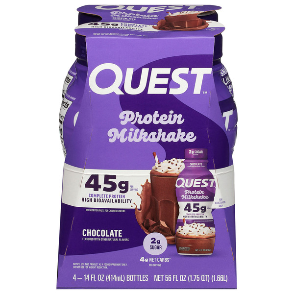 Quest Milkshake Quest Protein Milkshake, Chocolate Same-Day Delivery or Pickup ...
