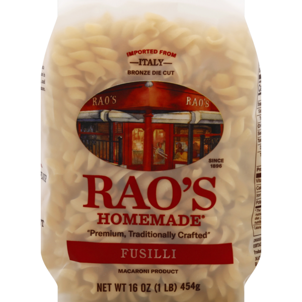 Rao's Homemade Fusilli Macaroni Product (16 oz) Instacart