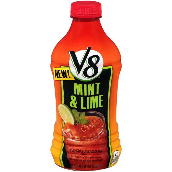 V8 Mint & Lime Vegetable Juice Cocktail (46 fl oz) Instacart