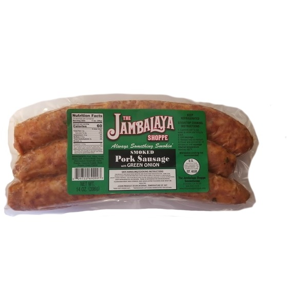 The Jambalaya Shoppe Smoked Pork Sausage With Green Onion Same-Day
