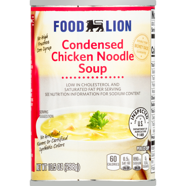 Food Lion Soup, Chicken Noodle, Condensed (10.5 oz) Instacart