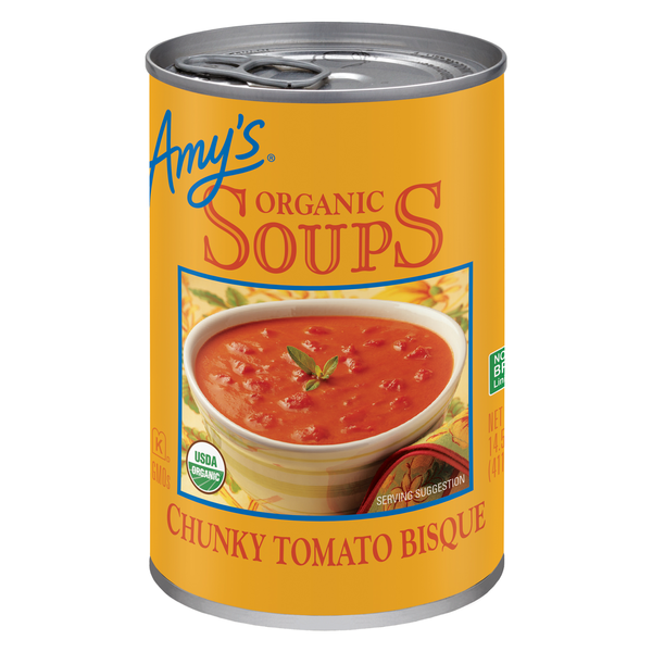 Amy's Organic Chunky Tomato Bisque Soup, Gluten Free, 14.5 oz. (14.5 oz