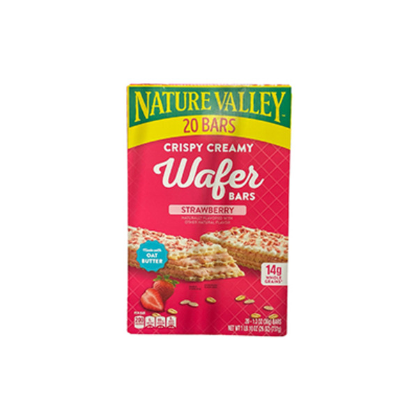Nature Valley Wafer Bars, Crispy Creamy, Strawberry