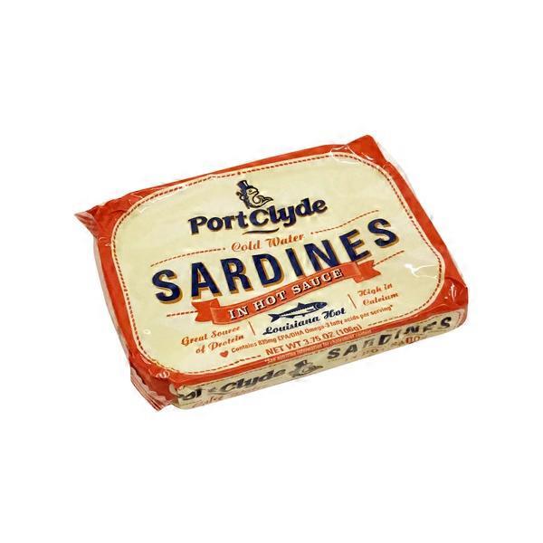 Port Clyde Sardines, in Louisiana Hot Sauce (3.75 oz) from Key Food