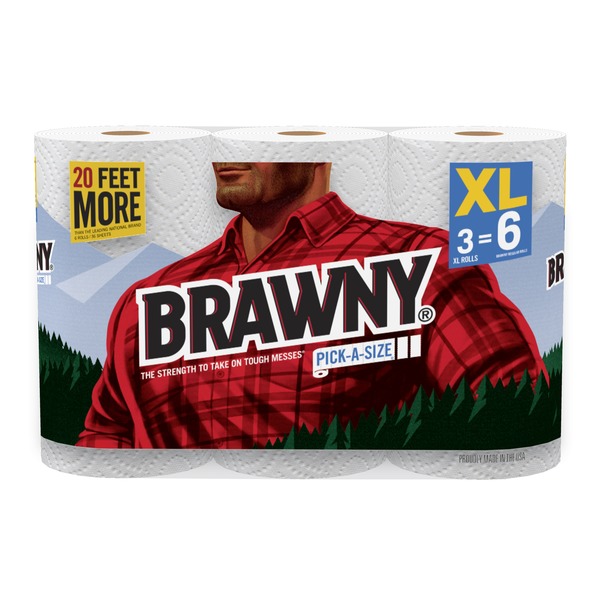 Ct Pick 3 >> Brawny Xl Roll Pick A Size Paper Towels 3 Ct From Bashas Instacart Ct Pick 3 >> Brawny Xl Roll Pick A Size Paper Towels 3 Ct From Bashas Instacart