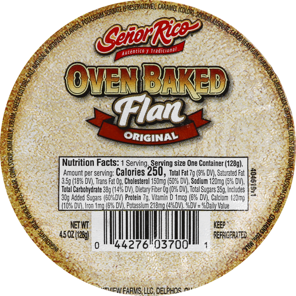 Señor Rico Flan, Original, Oven Baked