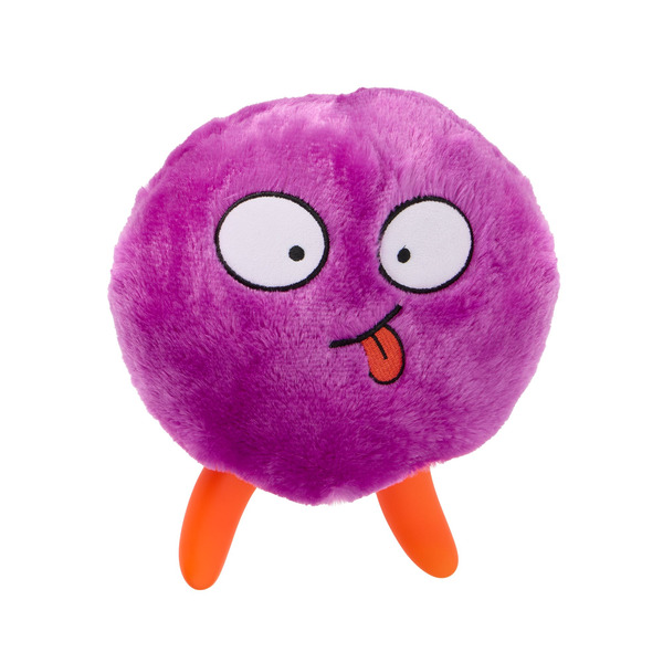 Thrills & Chills Halloween Plush Monster Dog Toy - Purple