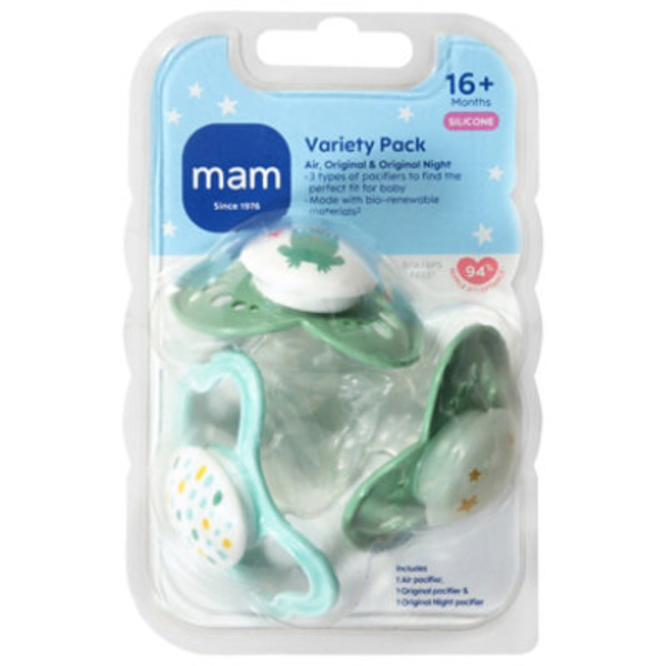 MAM Silicone Pacifiers Variety Pack