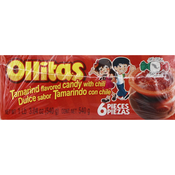 Mi Dulce Mexico Candy, Tamarind Flavored, Ollitas