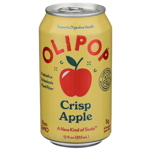 Olipop Crisp Apple Sparkling Tonic Same-Day Delivery or Pickup