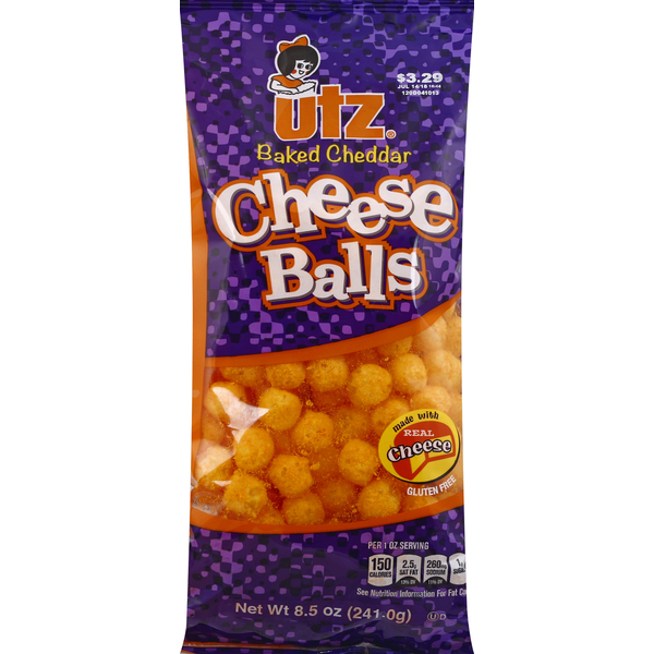Utz Cheese Balls, Baked Cheddar Same-Day Delivery or Pickup | Hornbacher's