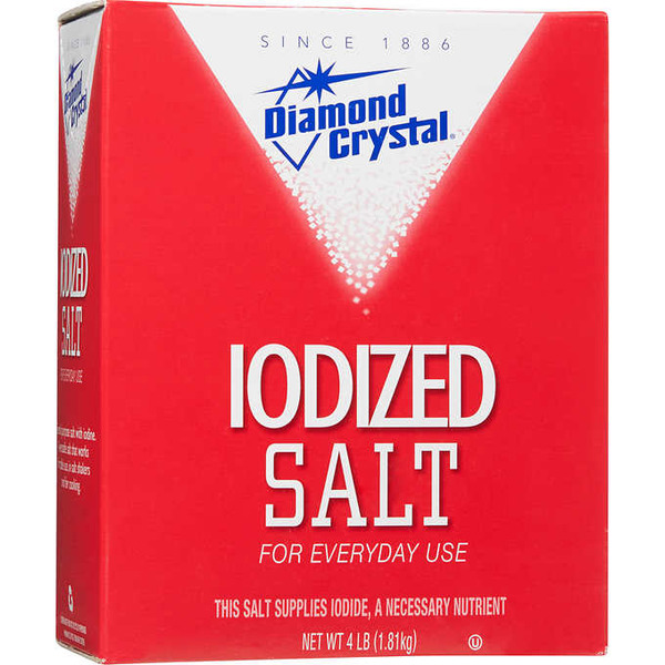 Diamond Crystal - Iodized Salt - 4 lbs
