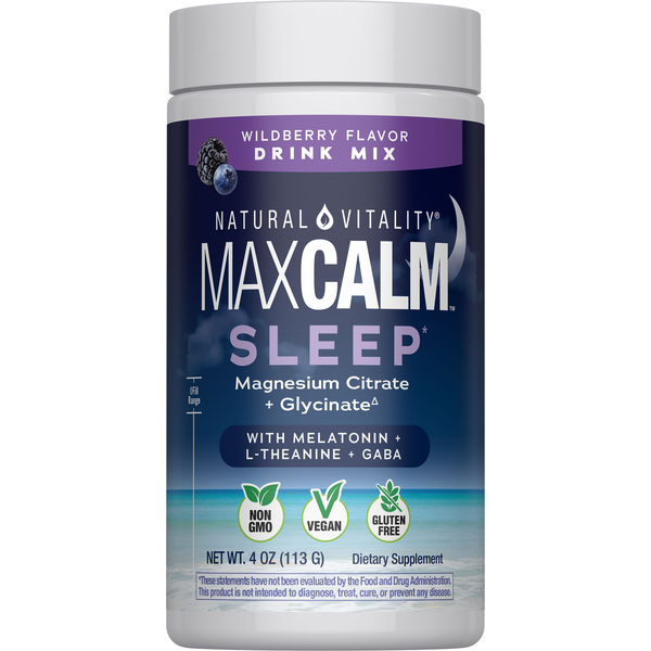 Natural Vitality Calm Sleep Wildberry Flavor Magnesium Citrate