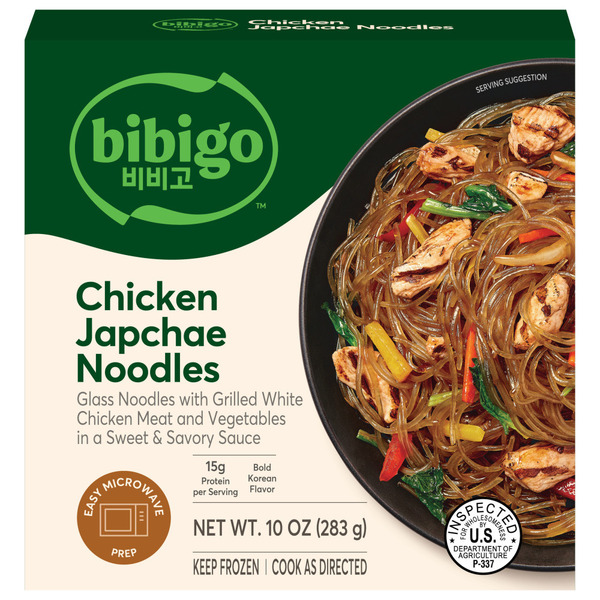 Bibigo Frozen Chicken & Vegetable Japchae Noodles Same-Day