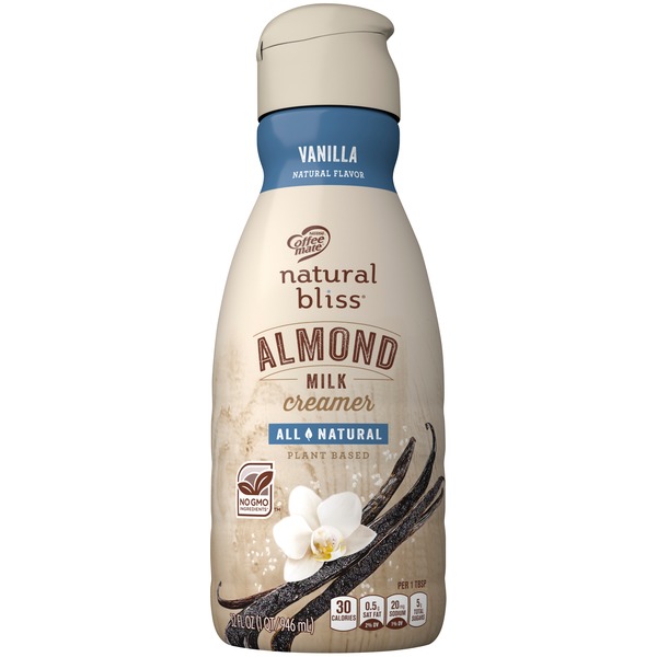 Nestlé Coffee Mate NATURAL BLISS Almond Milk Vanilla AllNatural Liquid