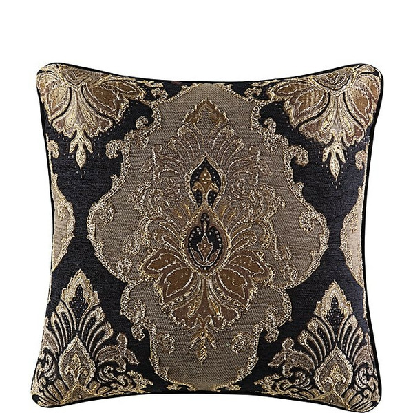 J. Queen New York Bradshaw Damask Chenille Square Pillow
