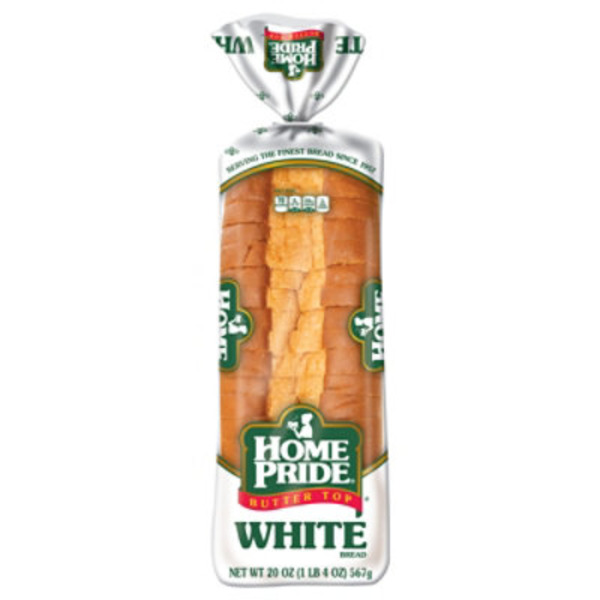 Home Pride White Bread - 20 Oz
