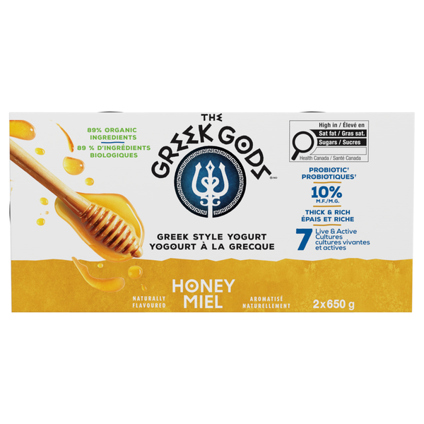 Greek Gods Greek Style Honey Miel Yogurt