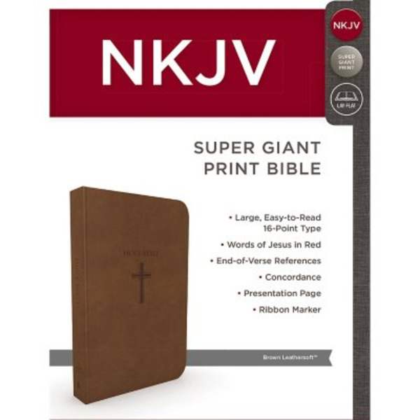 New King James Version Super Giant Print Bible (Hardcover