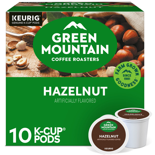 Green Mountain Coffee Roasters Hazelnut K-Cup Pods Same-Day