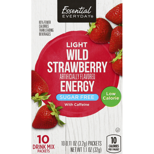 Essential Everyday Drink Mix, Sugar Free, Wild Strawberry Energy