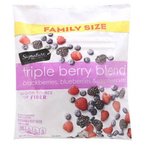 Safeway Signature Farms Triple Berry Blend, Blackberries Blueberries