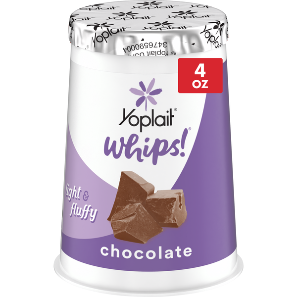 Yoplait Whips Chocolate Flavored Yogurt Mousse Cup Same-Day