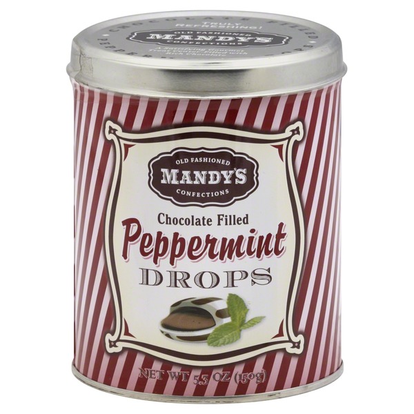 Mandys Peppermint Drops, Chocolate Filled (5.3 oz) Instacart