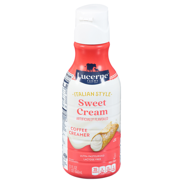 Lucerne Coffee Creamer, Sweet Cream, Italian Style
