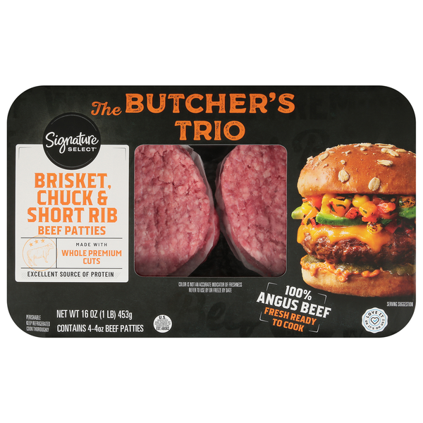 Signature SELECT Beef Patties, Brisket, Chuck & Short Rib