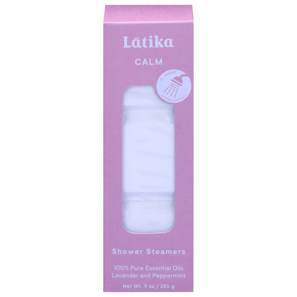 【リフレッシュ&リラックスセット】ミントハペ、ラベンダーハペ　（計6g 各3g） Latika Beauty Brands Calm Lavender and Peppermint Shower Steamers