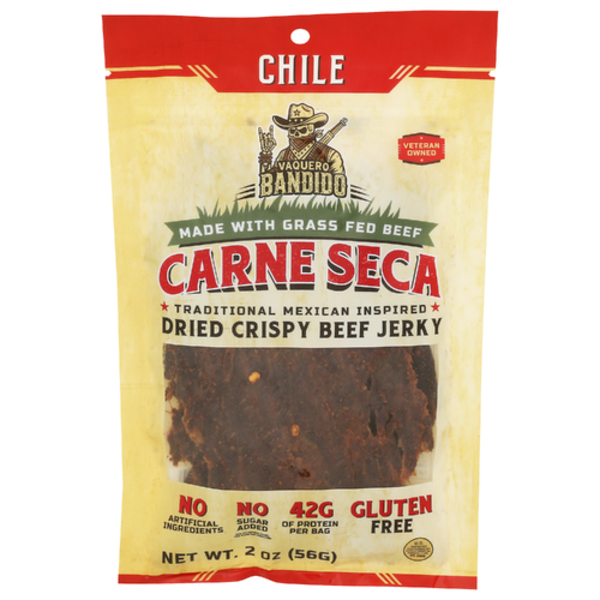Vaquero Bandido Snacks Chile Carne Seca Beef Jerky
