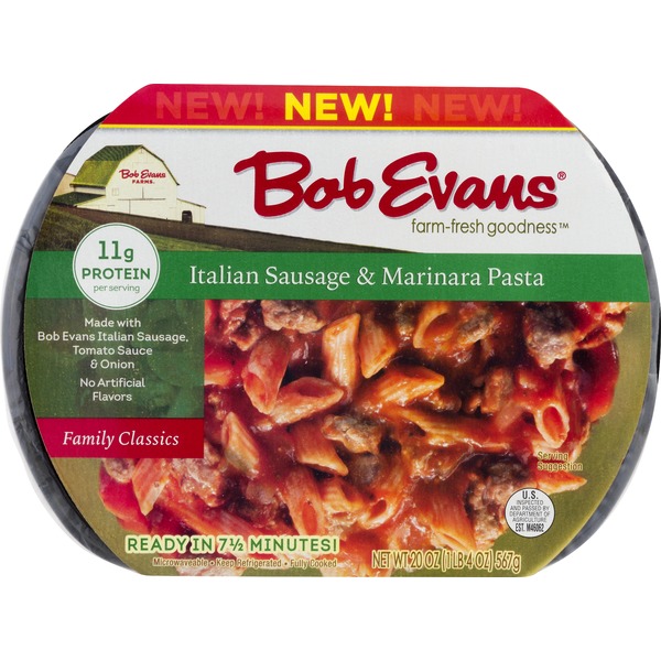 Bob Evans Italian Sausage & Marinara Pasta, Family Classics (20 oz