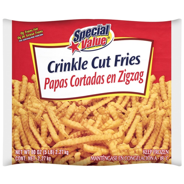 Special Value Crinkle Cut French Fries (80 oz) Instacart