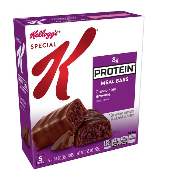 Kellogg's Special K Protein Meal Bars Chocolatey Brownie (7.95 oz