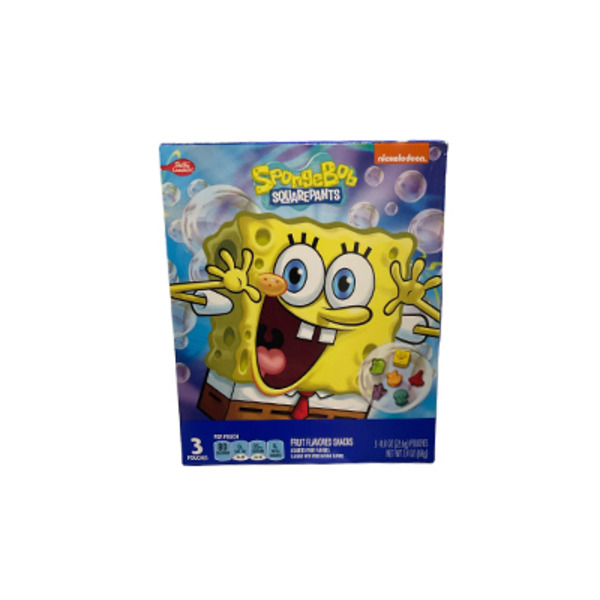 Spongebob Squarepants Assorted Fruit Flavored Snacks