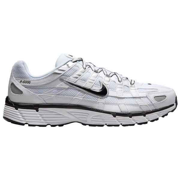 Nike Men's P-6000 Medium Width Shoes, Size 12 - White, Black & Silver