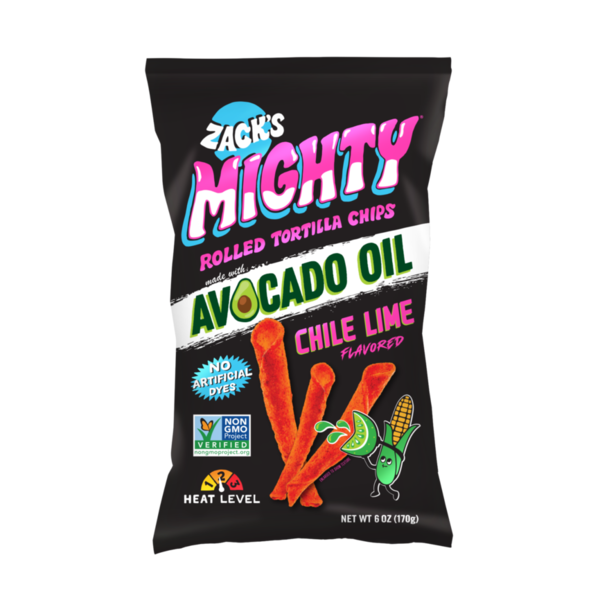 うっちー Zack's Mighty Avocado Oil Tortilla Chips - Chile Lime Same-Day