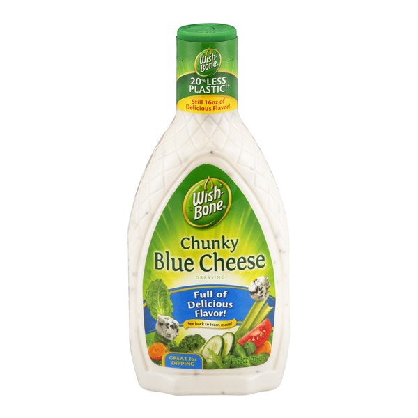 WishBone Blue Cheese Dressing Chunky (16 fl oz) Instacart