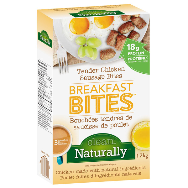 Clean Naturally Tender Chicken Breakfast Bites 1.2 kg