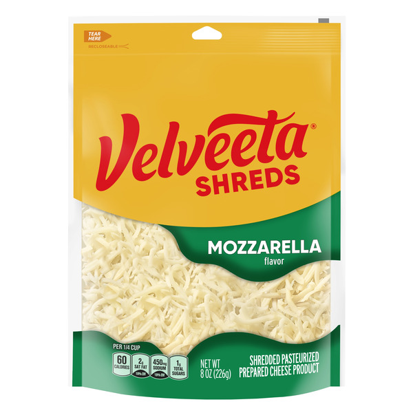 VELVEETA Shreds Mozzarella Shredded Processed Cheese Product oz