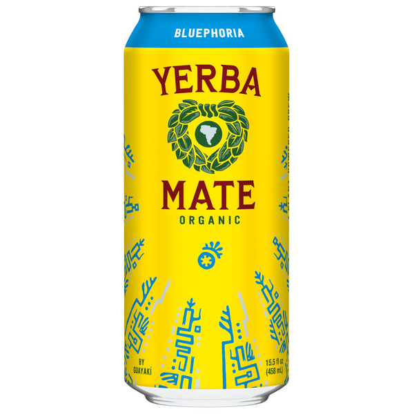 Yerba Madre Organic Yerba Mate Herbal Tea, Bluephoria, 15.5 fl oz