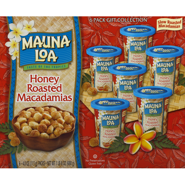 Mauna Loa Honey Roasted Macadamia Nuts Multi Pack Same-Day