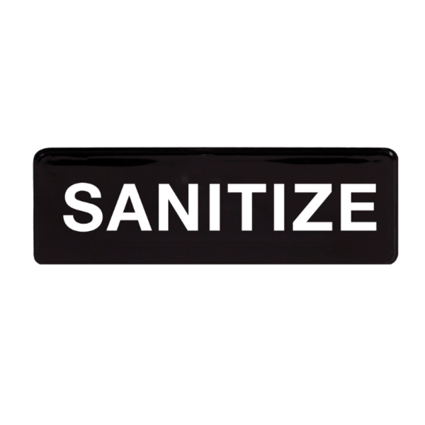 Winco - Sanitize Sign