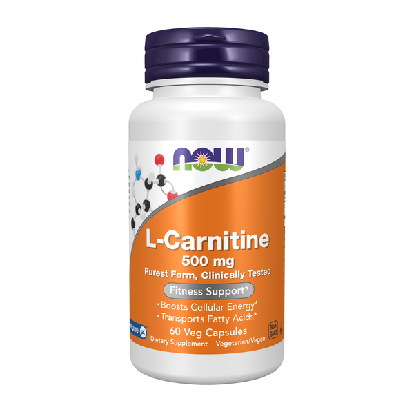 NOW Supplements L Carnitine 500 mg Same-Day Delivery or Pickup